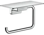 Hansgrohe AddStoris Papierrollenhalter mit Ablage - Chrom