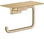 Hansgrohe AddStoris Papierrollenhalter mit Ablage - brushed bronze