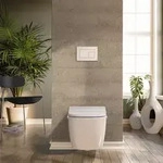 TECE TECEvelvet WC-Bet&auml;tigungsplatte f&uuml;r Zweimengentechnik - Neutral