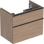 Geberit iCon Unterschrank f&uuml;r Waschtisch, mit zwei Schubladen, 75cm - eiche