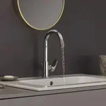 Hansgrohe Vernis Blend Einhebel-Waschtischmischer mit Schwenkauslauf und