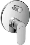 Hansgrohe Rebris S Einhebel-Wannenmischer Unterputz mit Sicherungskombination - Chrom