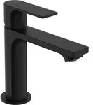 Hansgrohe Rebris E Einhebel-Waschtischmischer 110 mit Ablaufgarnitur - schwarz matt