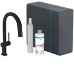 Hansgrohe Aqittura M91 SodaSystem 210, Ausziehauslauf, 1 Strahlart, Schlauchbox