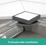 Hansgrohe RainDrain Spot Punktablauf r&uuml;ckseitig befliesbar - Neutral