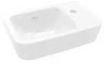 Villeroy & Boch O.Novo Handwaschbecken 360 x 250mm mit Hahnloch, ohne &Uuml;berlauf -