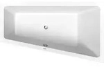 Duravit No.1 Raumspar-Badewanne Trapez 1700 x 1000mm - wei&szlig;