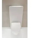 Geberit iCon Set Wand-WC Tiefsp&uuml;ler, verk&uuml;rzte Ausladung, Rimfree, mit WC-Sitz -