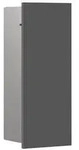 emco asis pure Toilettenb&uuml;rstengarnitur-Modul Unterputzmodell - grau matt