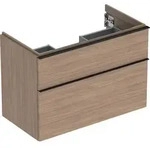 Geberit iCon Unterschrank f&uuml;r Waschtisch, mit zwei Schubladen, 90cm - eiche