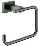 GROHE Essentials Cube WC-Papierhalter - hard graphite geb&uuml;rstet