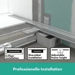 Hansgrohe RainDrain uBox universal Komplettset f&uuml;r flache-Installation 70cm -