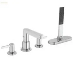 Hansgrohe Finoris 4-Loch Wannenrandarmatur mit sBox - chrom