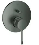 GROHE Essence Einhand-Wannenbatterie Unterputz - hard graphite geb&uuml;rstet