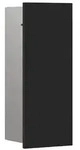 emco asis pure Toilettenb&uuml;rstengarnitur-Modul Unterputzmodell - schwarz matt