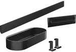 Hansgrohe WallStoris Duschset - schwarz matt