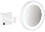 Hansgrohe AddStoris Rasierspiegel mit LED Beleuchtung - wei&szlig; matt