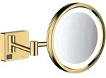 Hansgrohe AddStoris Rasierspiegel mit LED Beleuchtung - polished gold optic