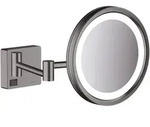 Hansgrohe AddStoris Rasierspiegel mit LED Beleuchtung - brushed black