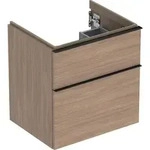 Geberit iCon Unterschrank f&uuml;r Waschtisch, mit zwei Schubladen, 60cm - eiche