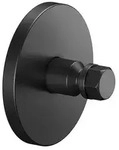 KEUCO Klebe-Set Nr.10 mit Rosette - schwarz matt