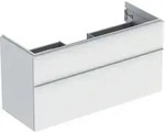 Geberit iCon Unterschrank f&uuml;r Waschtisch, mit zwei Schubladen, 120cm - wei&szlig; matt