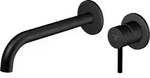 Steinberg Serie 100 Waschtisch-Wand-Einhebelmischer - schwarz matt