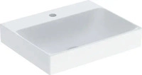 Geberit 505030016, Geberit One Aufsatzwaschtisch Abgang vertikal, 50cm wei&szlig;
