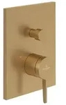 Villeroy & Boch Conum Unterputz Einhebel-Brausemischer mit Umstellung - brushed gold