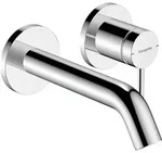 Hansgrohe Tecturis S Einhebel-Waschtischmischer Unterputz f&uuml;r Wandmontage, 165mm -