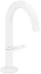Axor One Waschtischmischer Select 140 mit Push-Open Ablaufgarnitur - Wei&szlig; matt
