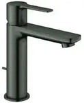 GROHE Lineare Einhand-Waschtischbatterie S-Size, mit Zugstangen-Ablaufgarnitur - hard