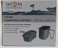 Origin Outdoors 562112, Origin Outdoors Camping-Topfset 'Titan', 750 ml + 400 ml