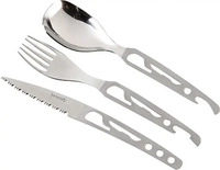 balad&eacute;o 460009, balad&eacute;o baladeo Besteckset 'Basecamp' schwarz