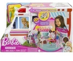 Barbie - Barbie 2-in-1 Krankenwagen Spielset / Mattel / Spiel