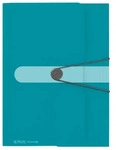 Herlitz Gummizugmappe A4 caribbean turquoise / herlitz