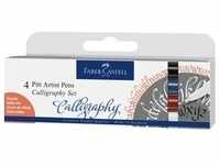 Faber-Castell Tuschestifte Pitt Artist Pens Calligraphy 4er Set