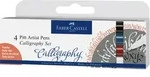 Faber-Castell Tuschestifte Pitt Artist Pens Calligraphy 4er Set / Faber-Castell