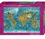 Miniature World Puzzle 2000 Teile von Sarah Drake / Heye Puzzle / Spiel