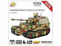 COBI Historical Collection 2582 - Panzerjäger Tiger (P) Elefant 1252 Klemmbausteine