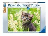 Ravensburger - Kätzchen in der Wiese 500 Teile