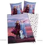 Disney 4479642050 - Eisk&ouml;nigin 2 Bettw&auml;sche 80x80 cm + 135x200 cm 100% Baumwolle /