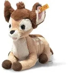 Steiff 024689 - Soft Cuddly Friends Disney Originals Bambi Reh/Kitz beige/mehrfarbig