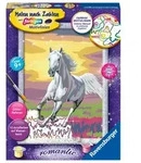 CreArt Malen nach Zahlen Kinder - Galoppierender Schimmel / Ravensburger Spieleverlag