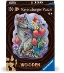 Wooden Puzzle 150 Teile - Fr&uuml;hlingskatze / Ravensburger Spieleverlag / Spiel