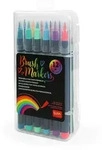 Brush Markers - Set Of 12 Brush Markers - Bright Colours - Multicolor Ink / Legami
