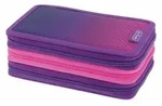 Herlitz Sch&uuml;leretui TriCase 31-teilig Dip Dye Pink/Purple / Herlitz