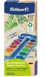 Pelikan Deckfarbkasten eco 735K 12 Farben + Tube Deckwei&szlig; / Pelikan
