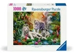 Erwachsenenpuzzle 1000 Teile - Familie der Wei&szlig;en Tiger / Ravensburger Spieleverlag