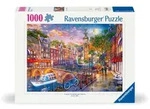 Erwachsenenpuzzle 1000 Teile - Sonnenuntergang &uuml;ber Amsterdam / Ravensburger